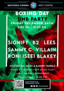 DNB boxing day party 2025